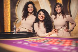 2018 april arabic live roulette female brunette dealers group shot 10778 1477 8369 1991 2 3
