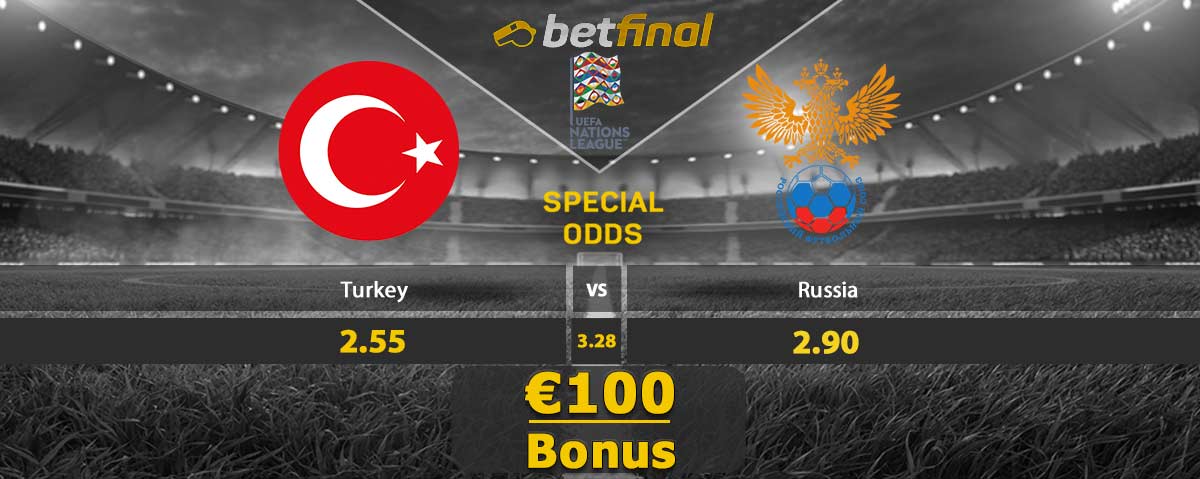 مباراة تركيا و روسيا