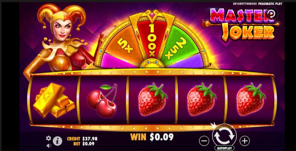 Screenshot Showing Master Joker gameplay