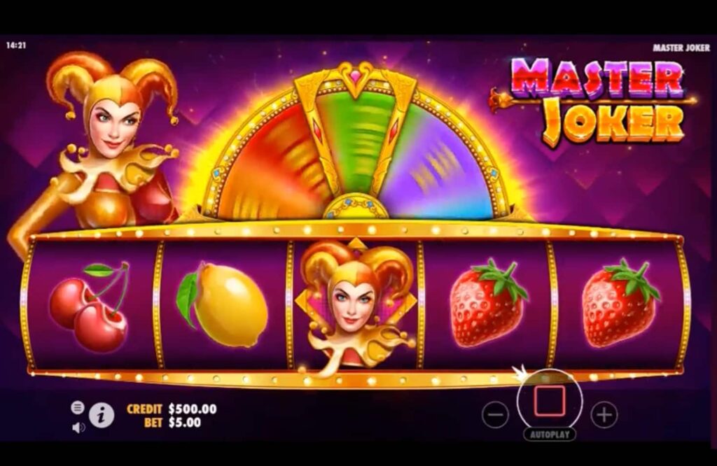 Screenshot Showing Master Joker multiplier