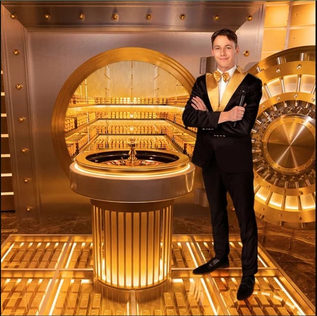 Evolution Gold Bar Roulette موزع