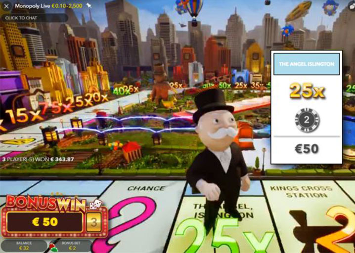 Monopoly Live gameplay