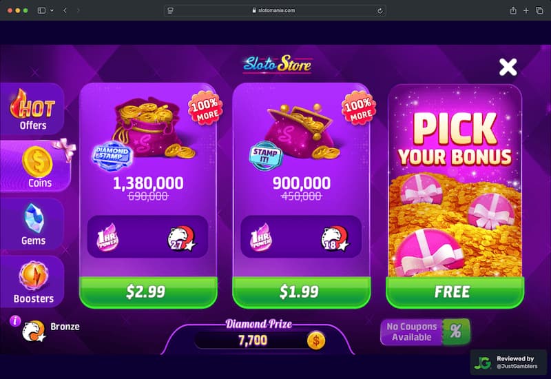 Slotomania Coin Purchases