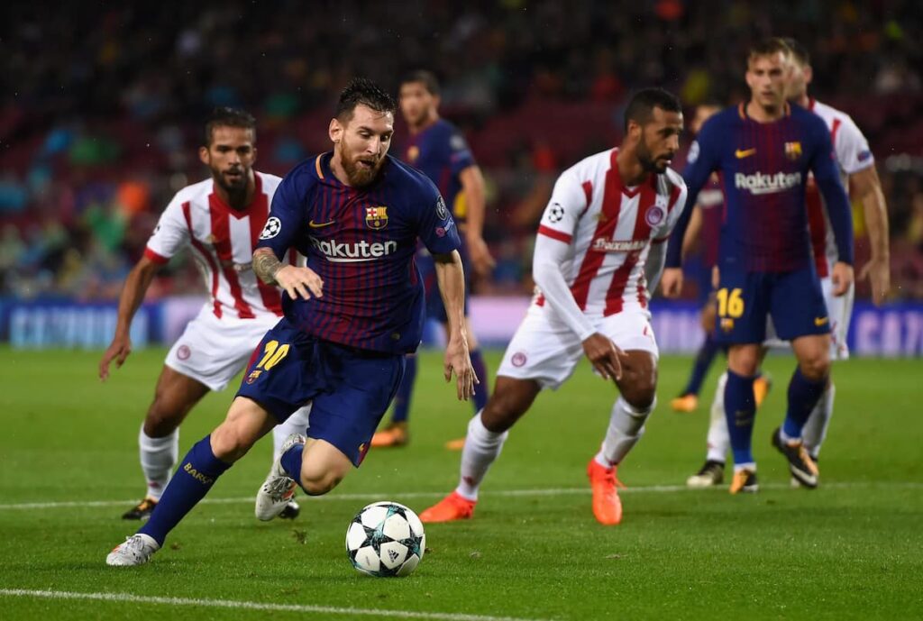 برشلونة ضد أولمبياكوس